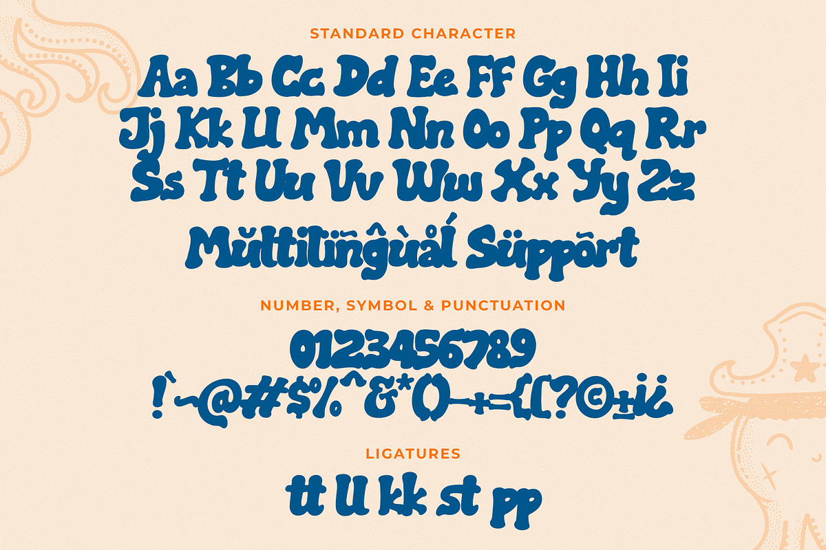 Shidoe – A Display Font, a Font by Haps Space (Photo 5 of 8)