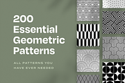 200 Essential Geometric Patterns, a Pattern Graphic by Artec Maison (Thumbnail 1 of 15)