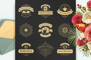 18 Wedding Logos and Badges, a Branding & Logo Template by Vasya Kobelev (Thumbnail 3 of 15)