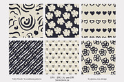 Abstract Ink Wash Floral Patterns, a Pattern Graphic by Rose Design (Thumbnail 4 of 11)
