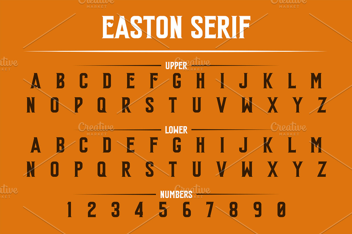 Easton Sans & Serif preview 4