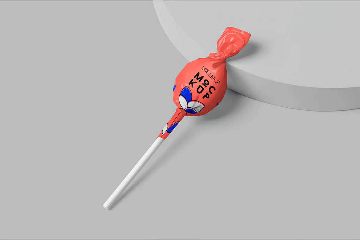 Lollipop Wrapping Mockups, a Product Mockup by megostudi0 (Photo 2 of 6)