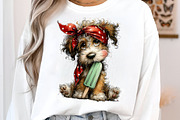 Whimsical Summer Dogs Clipart Bundle, an Illustration by SinaCreation (Thumbnail 5 of 7)