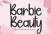 Barbie Beauty | Script Font, a Handwritten Font by Scratchones (Thumbnail 1 of 8)