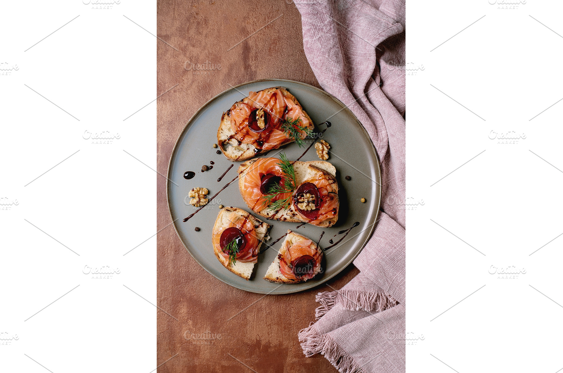 Sliced salted salmon fillet, a Food & Drink Photo by Natasha Breen