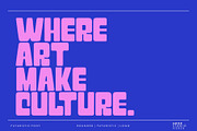 Blur - Futuristic Display Font, a Sans Serif Font by HRDR (Thumbnail 4 of 9)