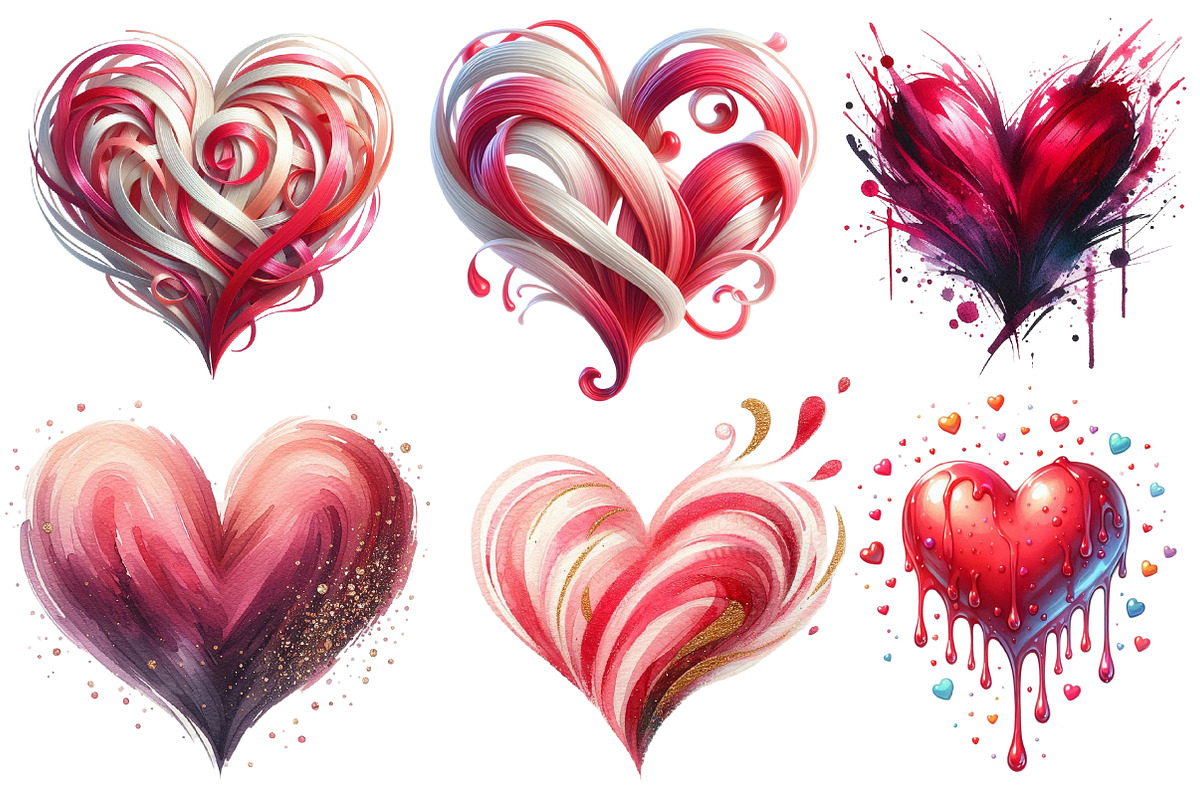 Valentine Day Heart clipart, an Illustration by Designworld (Photo 4 of 4)
