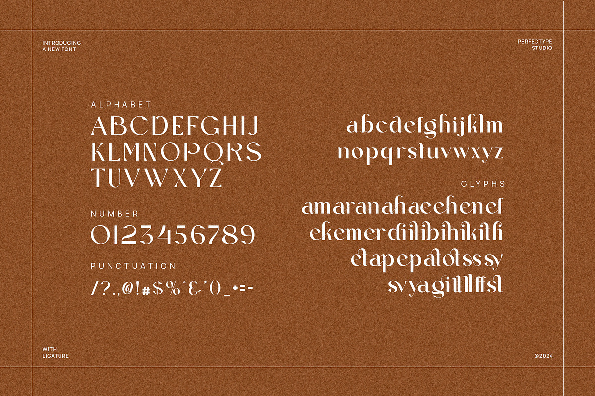 Gotilen Ligature Serif Font, a Serif Font by Perfectype (Photo 6 of 6)