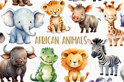 African Animal Clipart Illustrations, an Animal Illustration by Doodle and Stitch (Thumbnail 1 of 2)