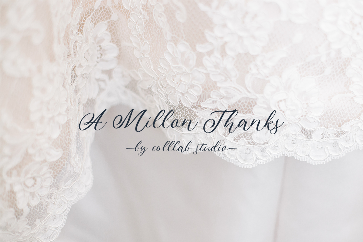 Bridallova Script, a Script Font by Colllab Studio (Photo 19 of 19)