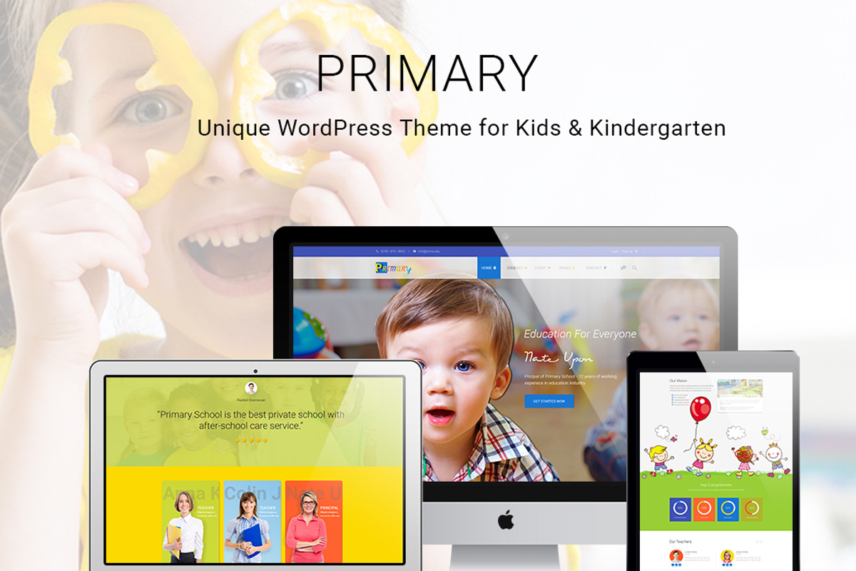 Primary - Unique Education Wordpress, a WordPress Template by Knighthemes (Photo 1 of 17)