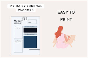 Printable Daily Planner Journal