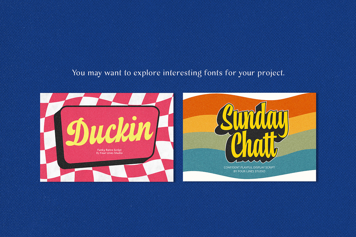 Saucy Society: A joyful font script, a Script Font by Four Lines Std. (Photo 10 of 10)