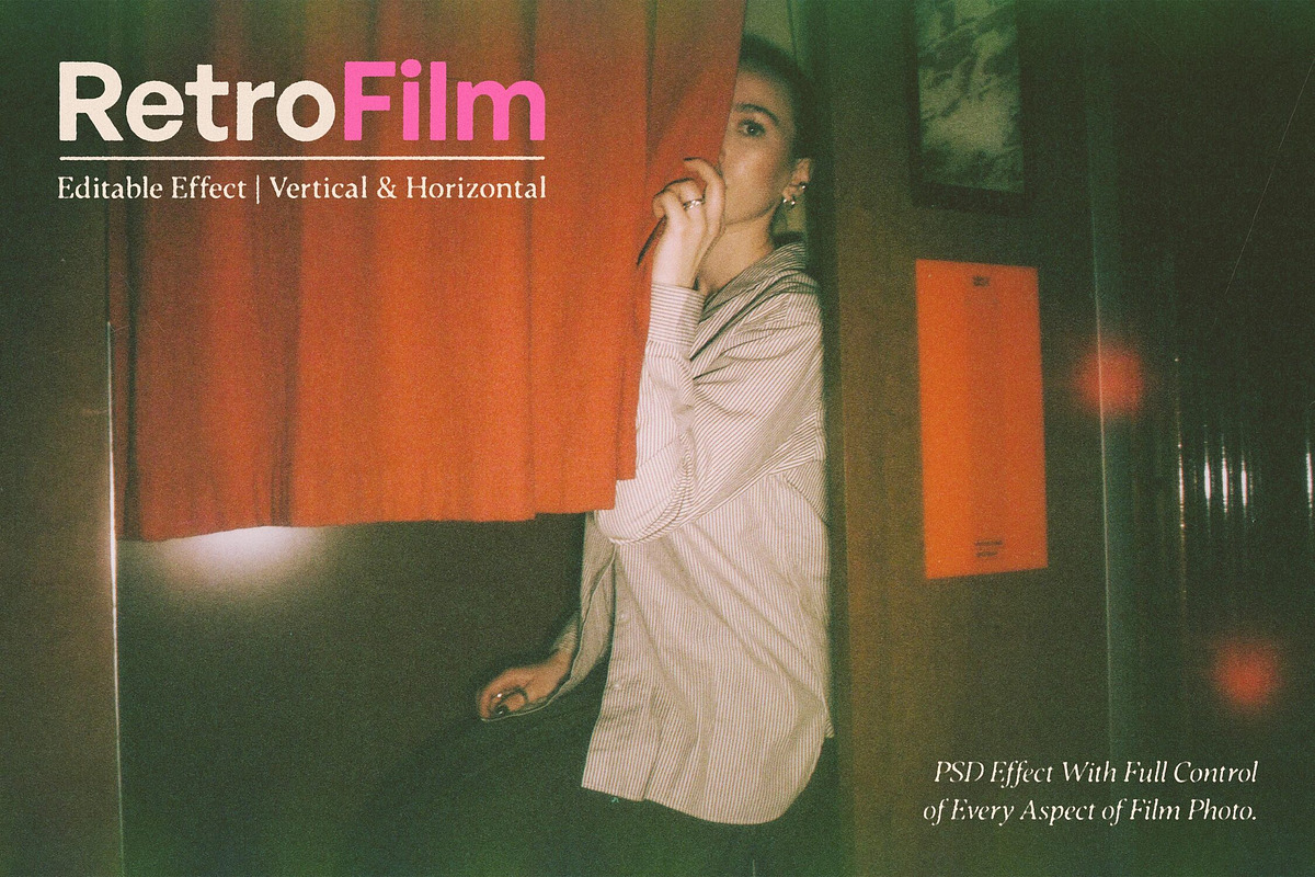 Authentic Retro Film Photo Effect, a Layer Style Add-On by Design Squad (Photo 1 of 6)