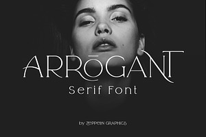 Arrogant Font, a Serif Font by Graphicdome