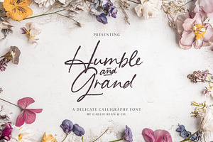 Humble & Grand Handwritten Script