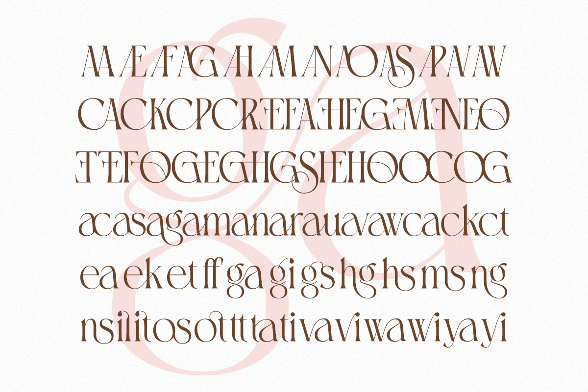 Canindya - Modern Elegant Luxury, a Serif Font by Qweera Studio (Photo 11 of 12)