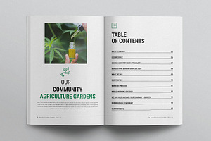 Agriculture Garden Brochure Template