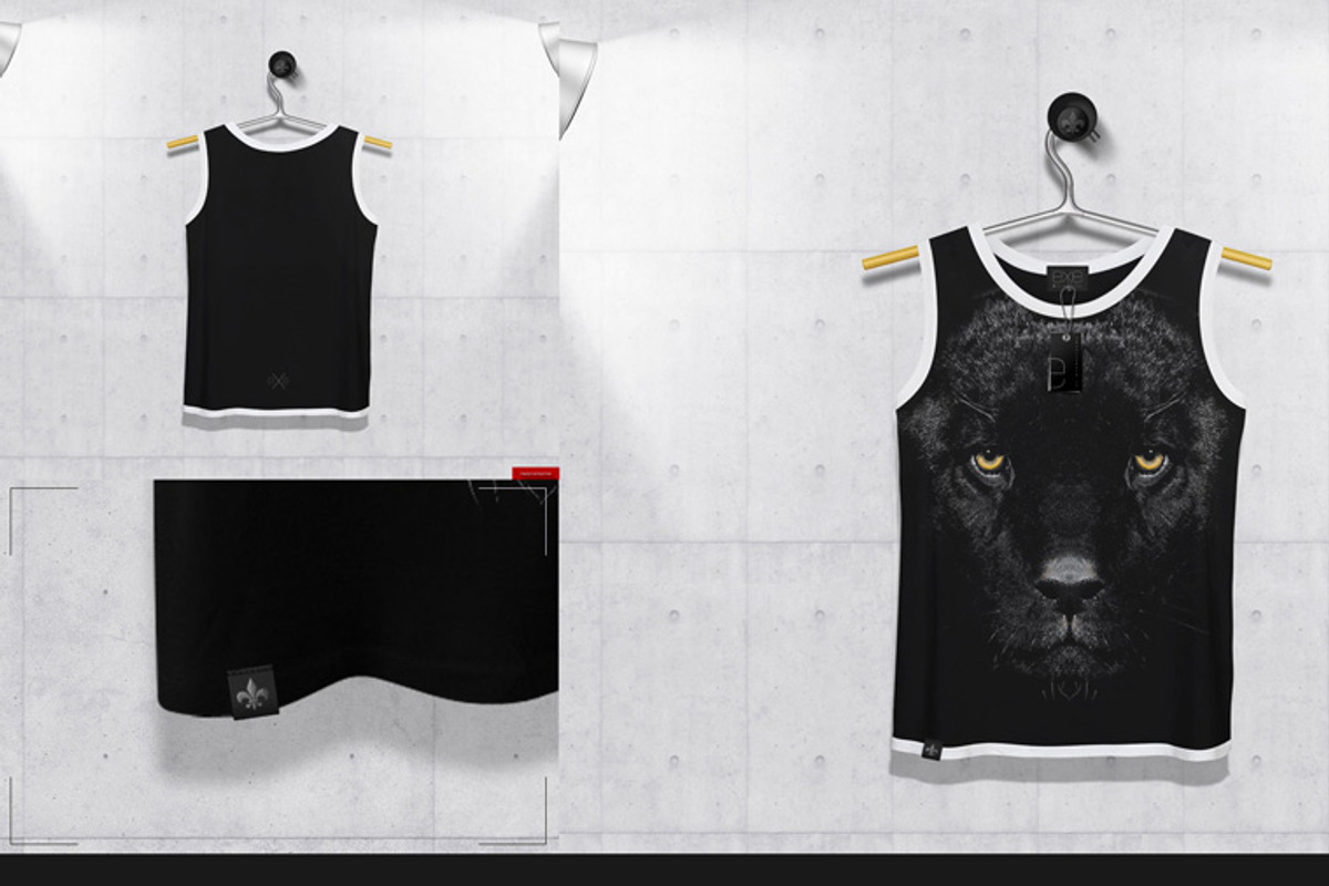 Tank Shirt On 5 Stages Mock-up, a Hoody Mockup by Mocca Mockups Store (Photo 59 of 69)