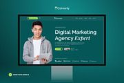 Converiq - Digital Marketing Agency, a WordPress Template by SLAB! Design (Thumbnail 3 of 5)