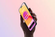 24 iPhone 17 Pro in Hand Mockups, an iPhone Mockup by Asylab (Thumbnail 56 of 107)
