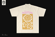 Change Is Beautiful – Retro Floral, a Decorative Illustration by shaondesigns (Thumbnail 4 of 4)
