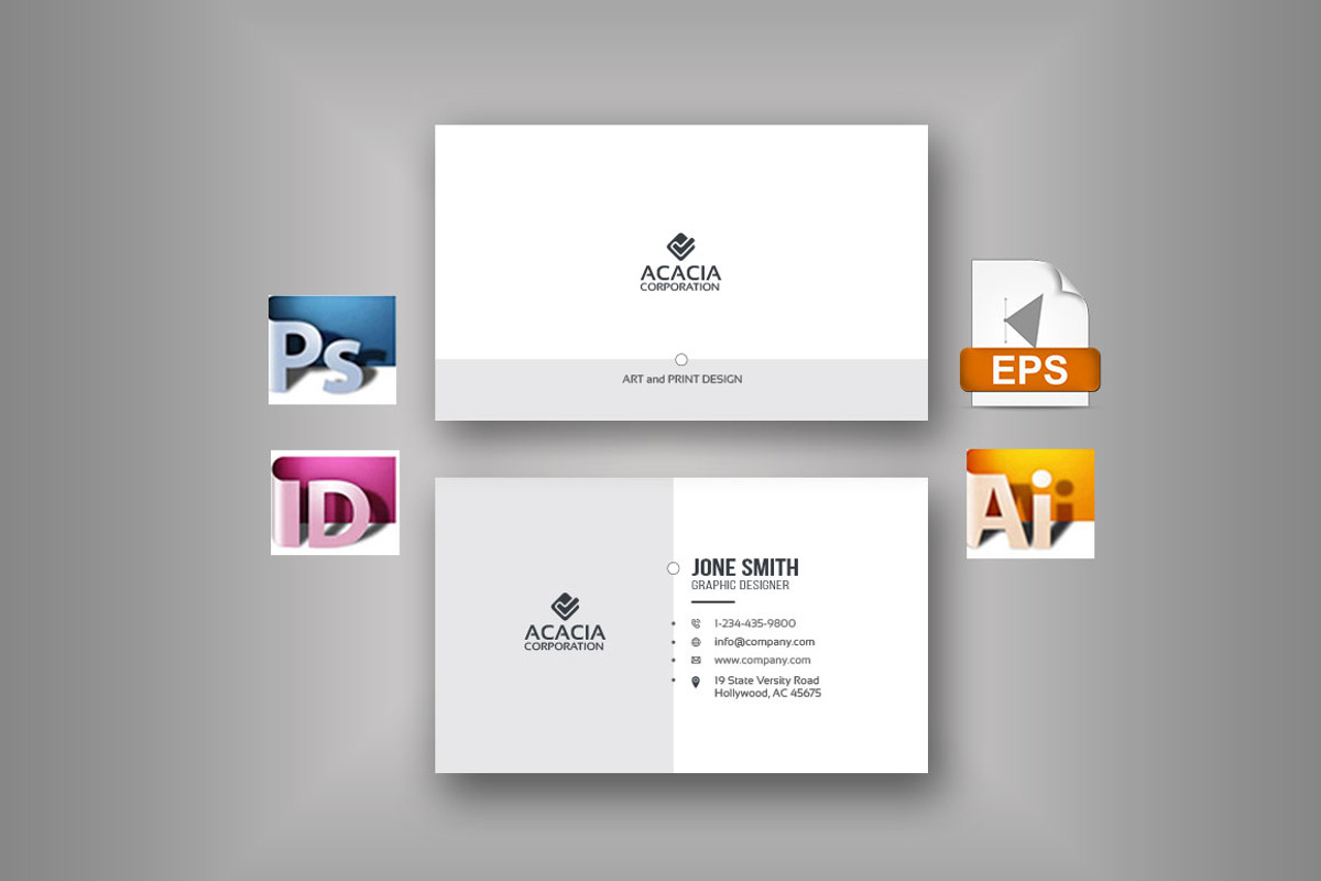 Business Card, a Business Card Template by DesignGhar (Photo 1 of 4)