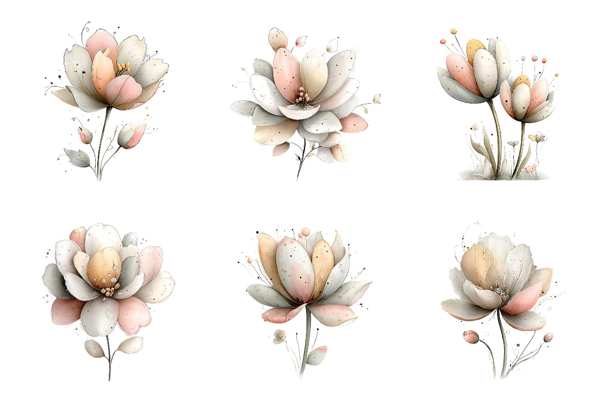 Whimsical spring tulip flower png, an Illustration by SinaCreation (Photo 5 of 11)
