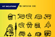 CAMP VIBES - Creator Kit, an Icon by Walking_Designs (Thumbnail 10 of 14)