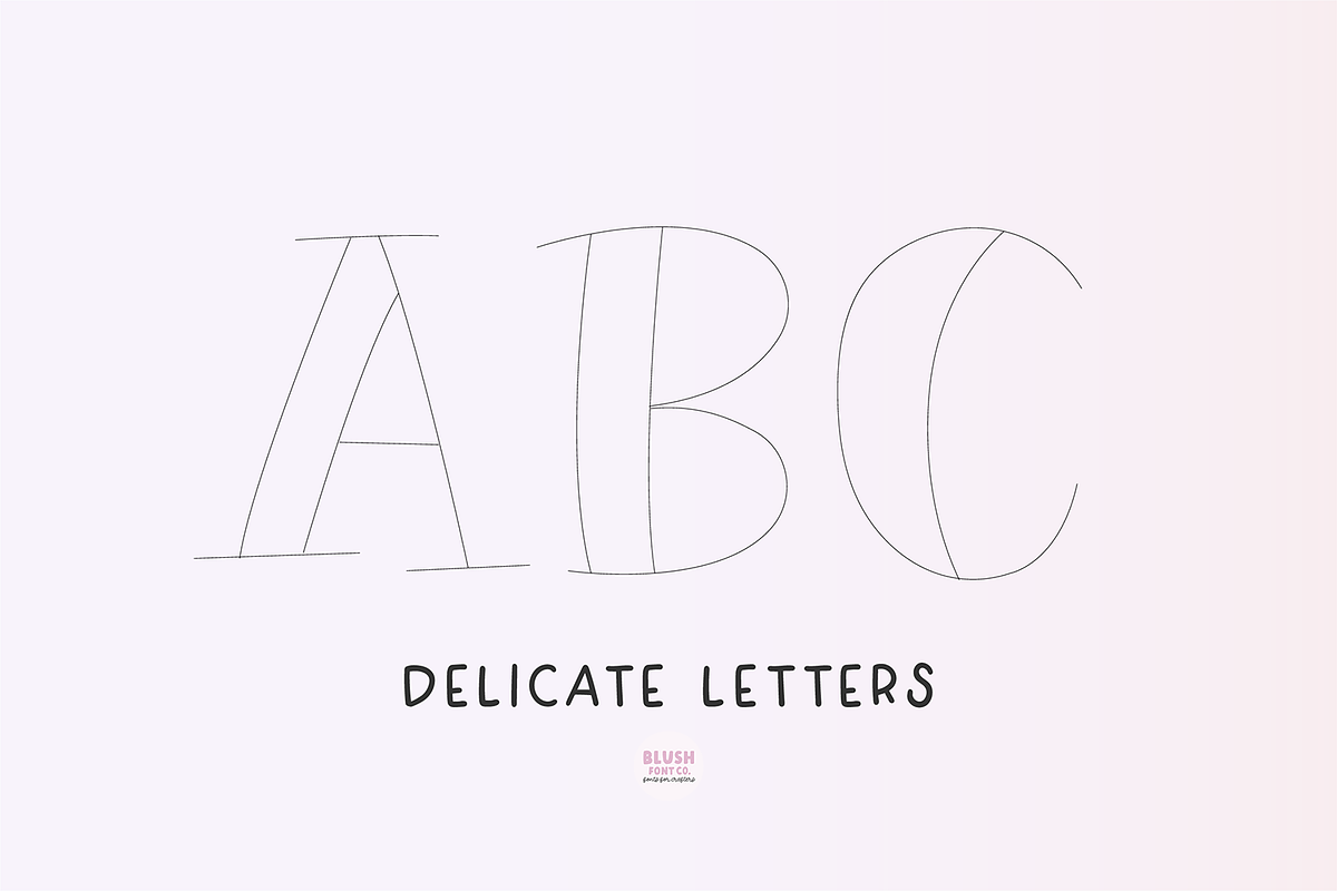 CHARMING SKETCH FONT BUNDLE 2, a Handwritten Font by Blush Font Co. (Photo 4 of 6)