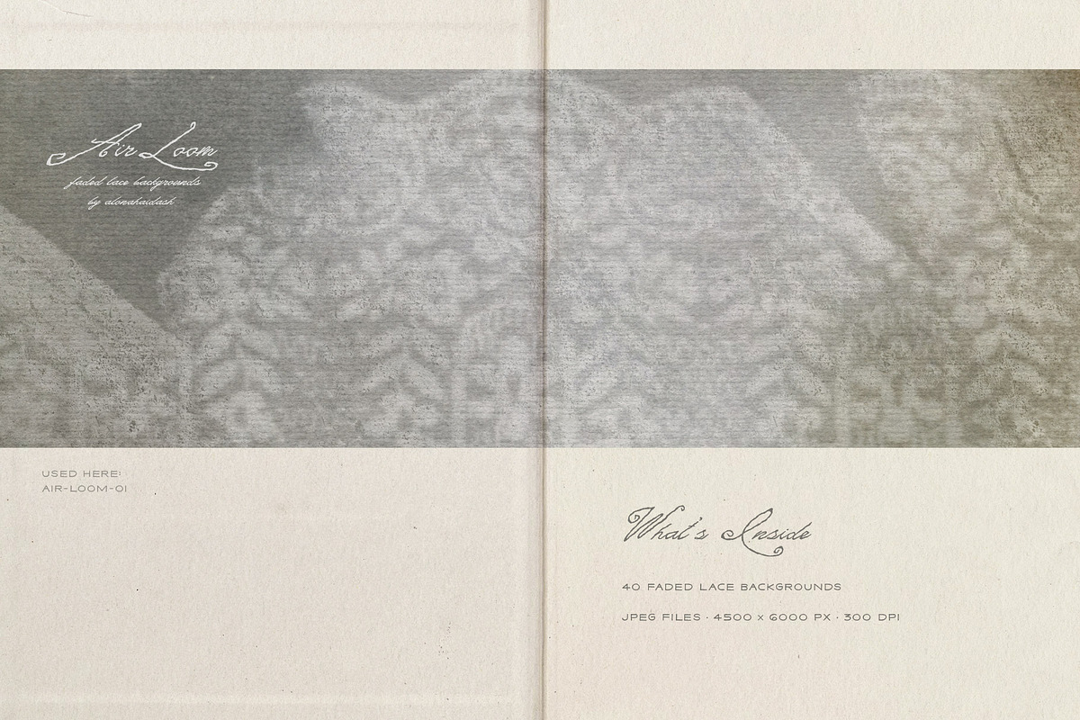 Air Loom - Faded Lace Backgrounds, a Background Graphic by alonahaidash (Photo 2 of 13)