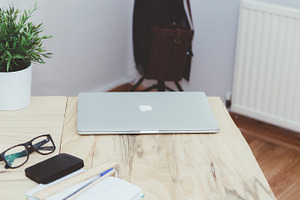 Minimalist workspace vii stock photo containing modern minimalistic workspace