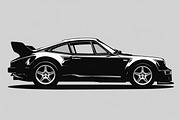 Sports Car Silhouette bundle, an Illustration by yasushie (Thumbnail 8 of 9)