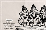 Ski Trip Clipart, Apres Ski Set, a Seasonal Illustration by The October Creative (Thumbnail 3 of 6)