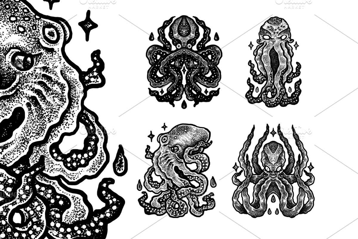 100 Tattoo-Style Tee Designs, an Object Illustration by Design by sebrodbrick (Photo 9 of 34)
