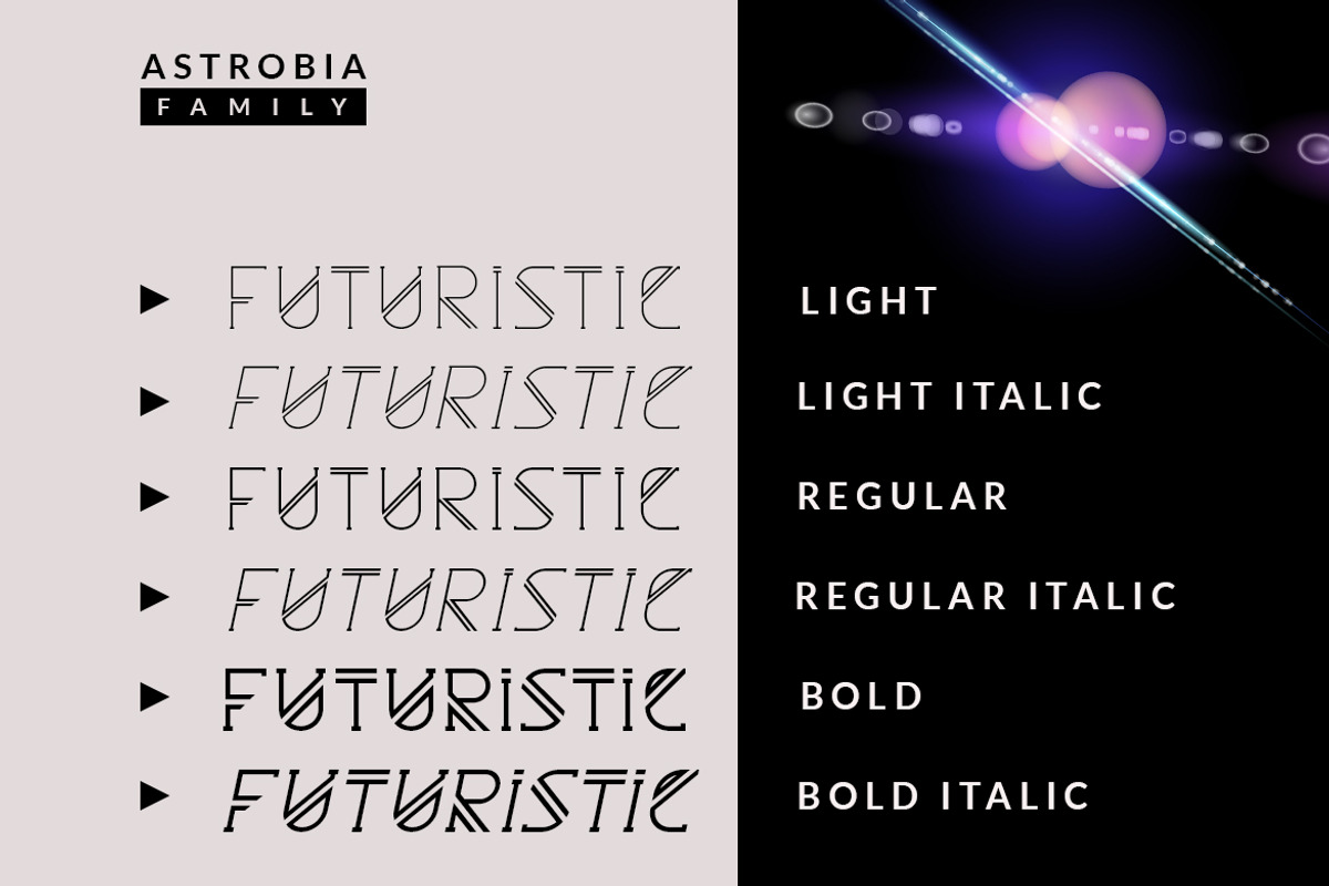 Astrobia Typeface, a Font by kerismaker (Photo 2 of 10)