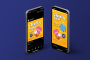 Charity Night Event Flyer, a Flyer Template by Neermana (Thumbnail 4 of 4)