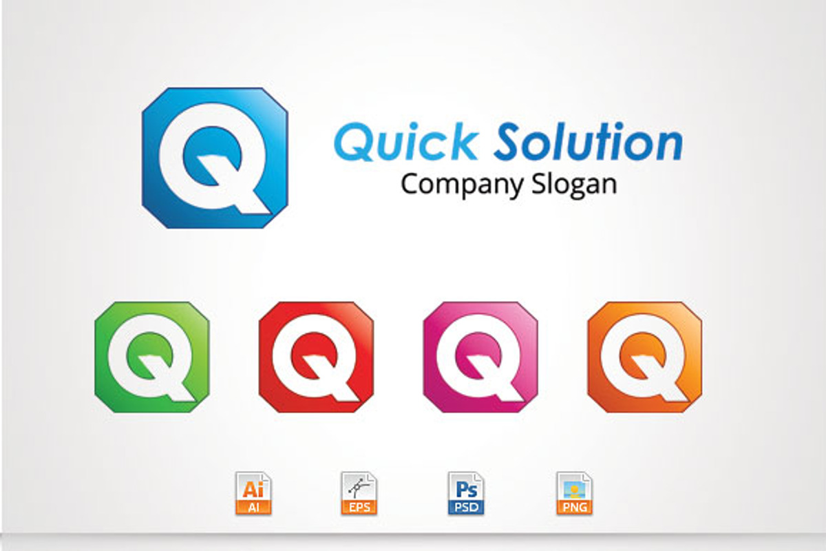 Q Letter Logo, a Branding & Logo Template by stock6design