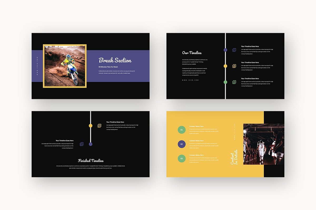 Icho : Sports Pitch Powerpoint, a Presentation Template by Punkl Camp (Photo 13 of 16)