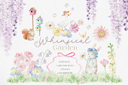 Watercolor Whimsical Garden Florals, a Decorative Illustration by Beigetime (Thumbnail 1 of 10)