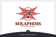 Seraphims - Angel Logo Template, a Branding & Logo Template by LOGOMAGINE (Thumbnail 8 of 16)