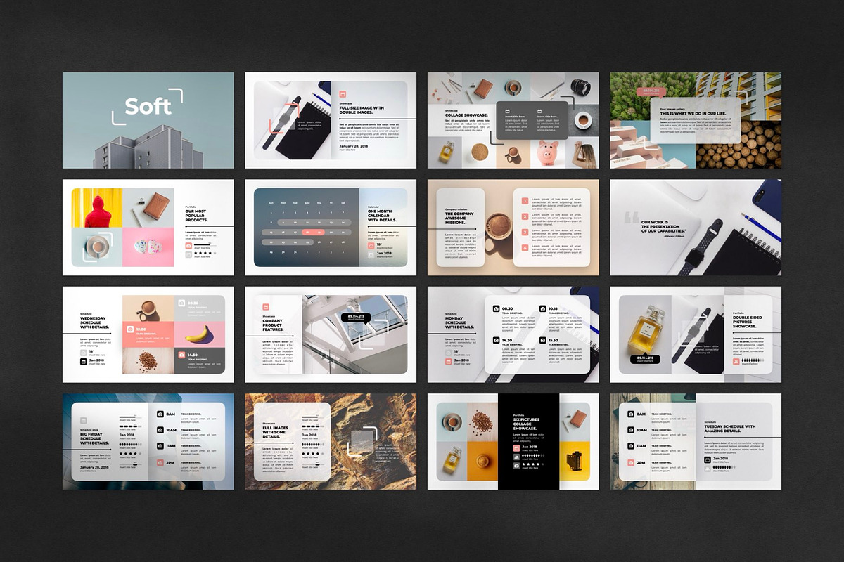 Soft PowerPoint Template, a Presentation Template by Creathrive Design (Photo 5 of 7)