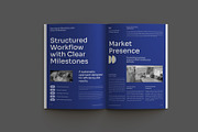 Blue Modern Corporate Brochure, a Brochure Template by Neermana (Thumbnail 5 of 11)