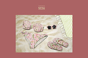 Flat Lay Beachwear Scene Mockup, an Apparel Mockup by Designertale (Thumbnail 3 of 6)