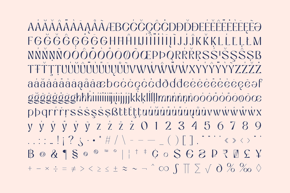 Niasec Lux Elegant Display Font, a Sans Serif Font by Casloop Studio (Photo 12 of 15)
