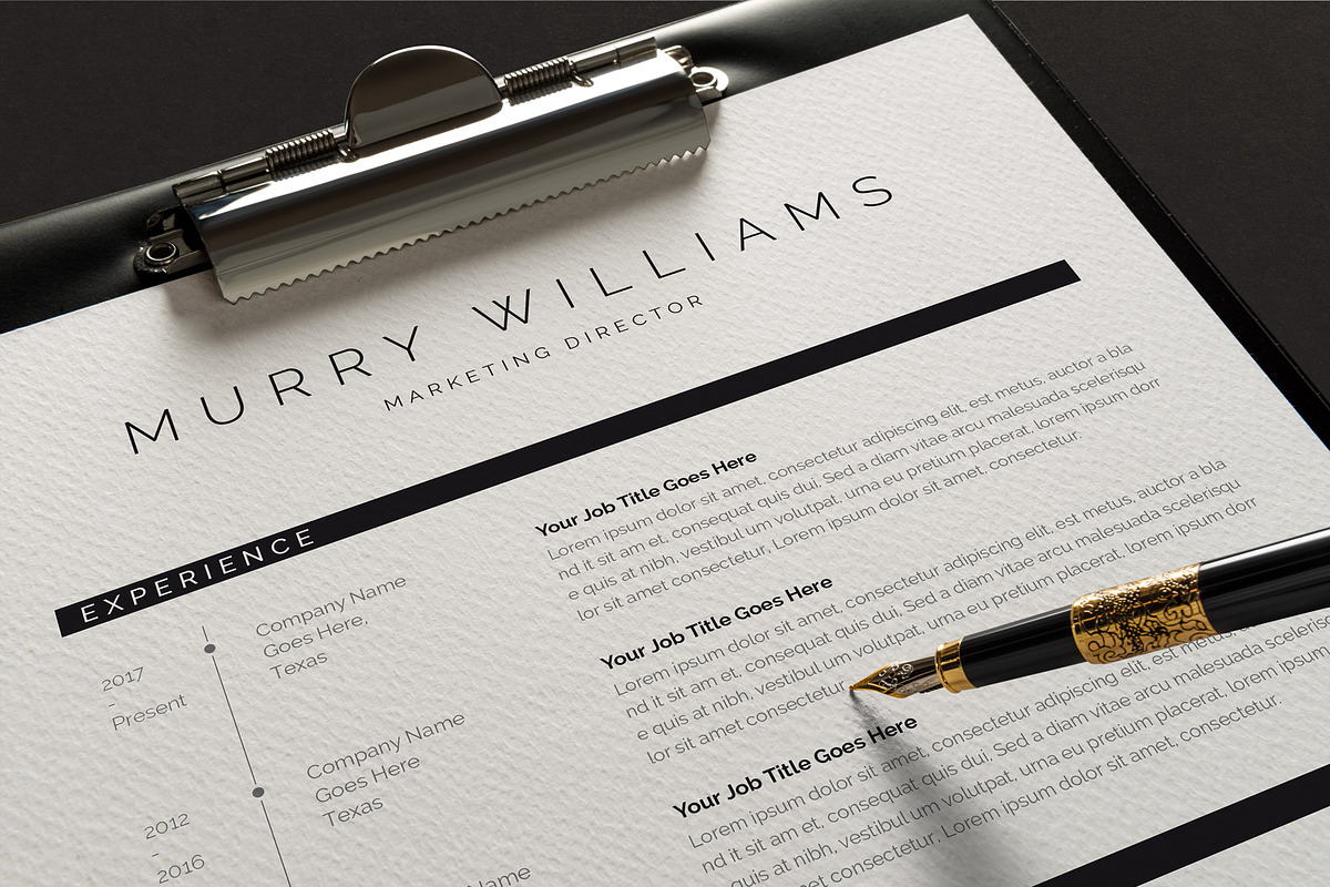 Minimal Resume, a Resume Template by Mr-Template (Photo 3 of 6)