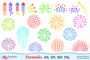 Fireworks SVG, Eps, Dxf, Png, an Object Graphic by PolpoDesign (Thumbnail 4 of 4)