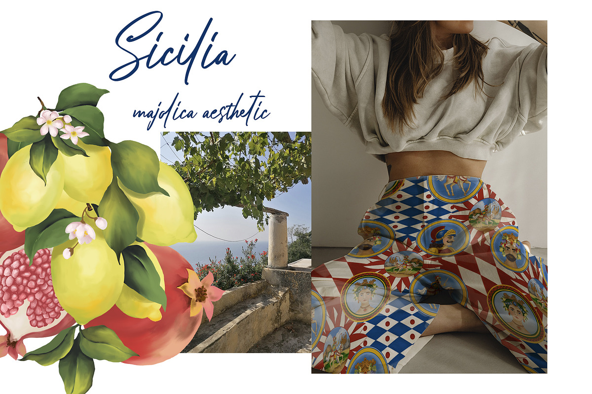 Sicilia. Majolica aesthetic., a Pattern Graphic by ma_i_vi (Photo 2 of 11)