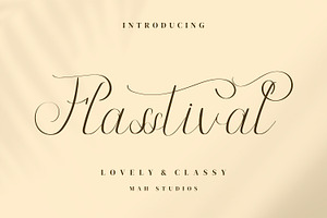 Flasstival Script Fonts