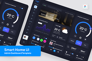 Smaouse - Smarthome Dashboard, a Websites & App Template by SquidPixey